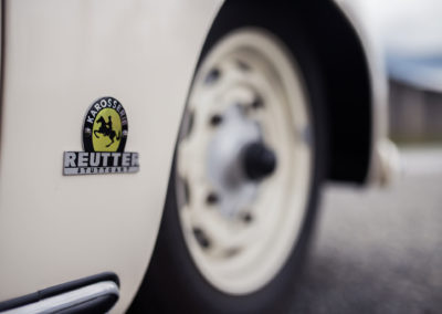 1955 Porsche 356 Speedster – un des nombreux modèles carrossés par Reutter à Stuttgart.