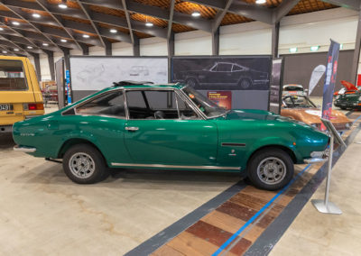 Le coupé Moretti 125GS offre une ressemblance frappante avec le coupé Fiat 2000 ou 2400 – Salon Romand Vintage Motors 2025.