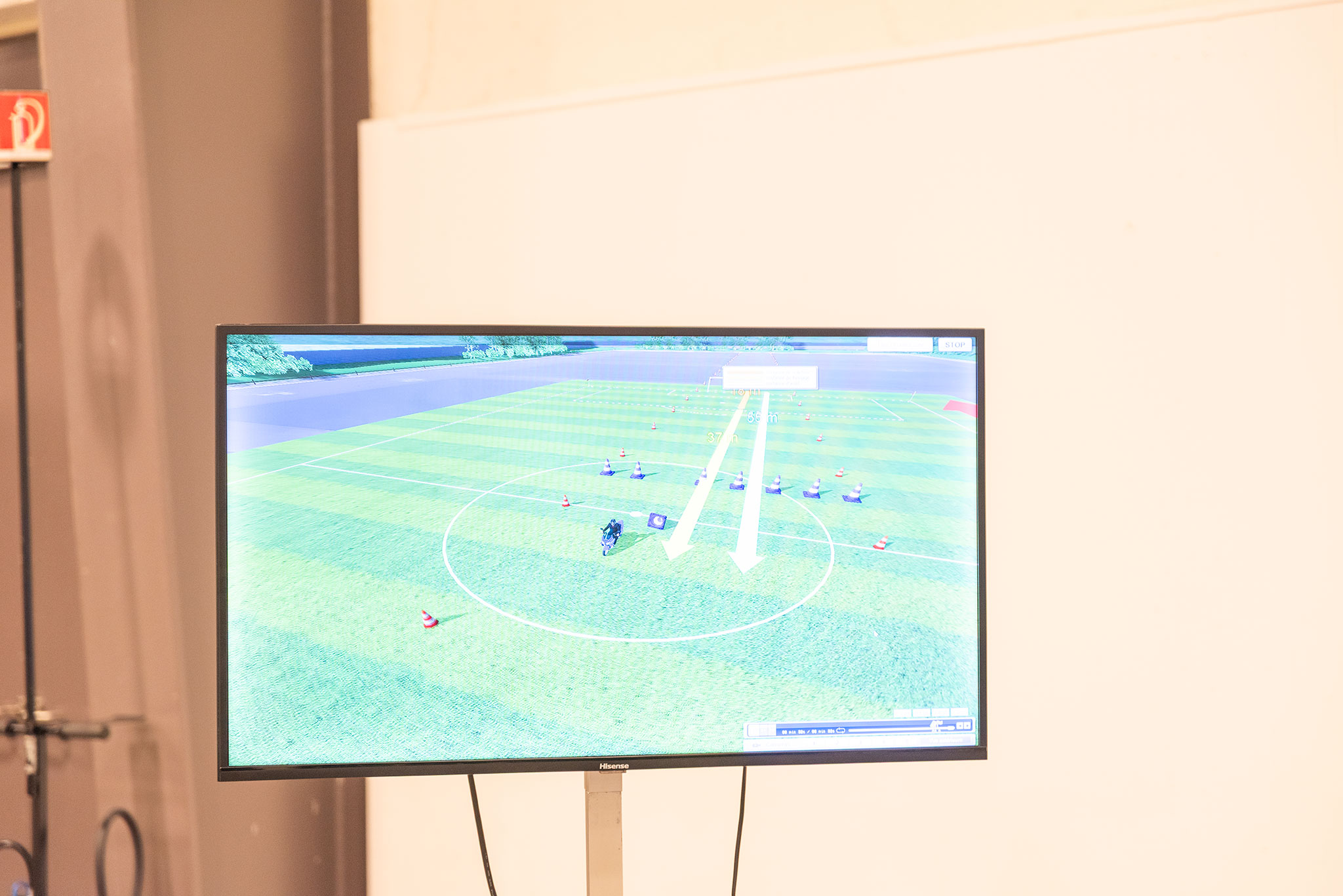 Après le freinage d’urgence, les simulations de votre taux d’alcoolémie – Salon Romand Vintage Motors 2025.